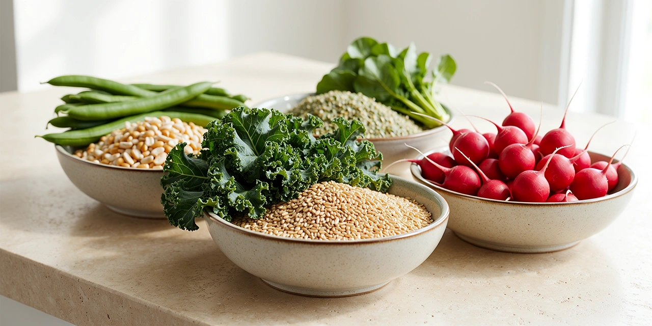 Frische biologische Lebensmittel